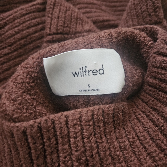 Wilfred Cropped Sweater - Size S - Color: Rust - Picture 3 of 3